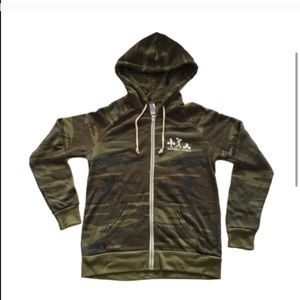 BARBELL BABES- lift like a babe camo hoodie